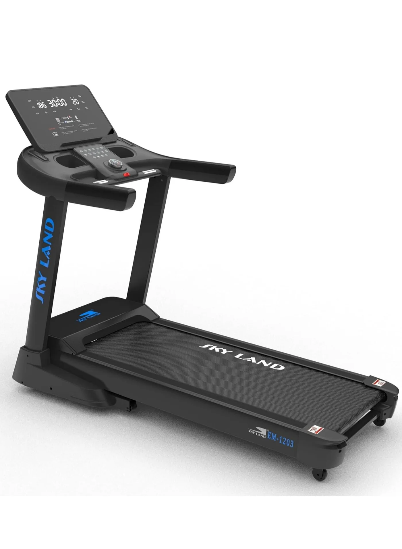 Sky Land Foldable Motorized Treadmill 7 HP Peak AC Motor with Auto Incline (20%) and Bluetooth Connectivity for Home Gym (150kg Capacity) pfav3