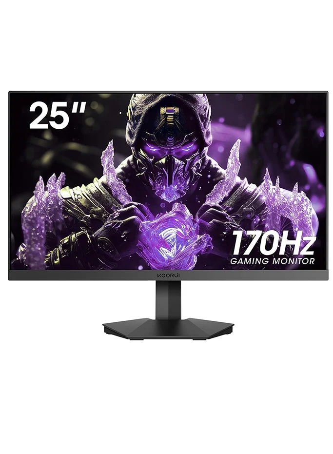 KOORUI 24.5 Inch FHD Gaming Monitor 170Hz 1ms VA Display Full HD (1920 x 1080) with HDMI and DisplayPort for PC Desktop Setup hl5ua
