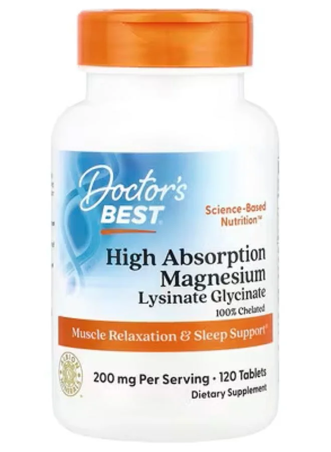 Premium High Absorption Magnesium Supplement (200 mg, 120 Tablets) for Daily Wellness Support jrbe0