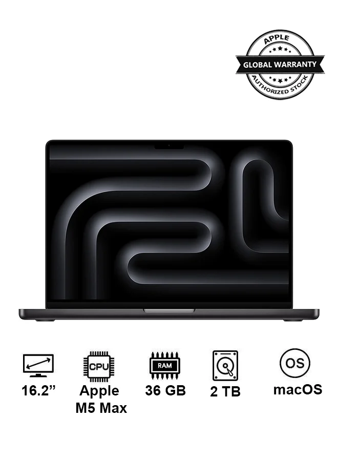 Premium Smart Laptop Pro 16.2-Inch Display 36GB RAM 2TB SSD High-Performance Professional Notebook (Space Black, 16.2 Inch) um5ys