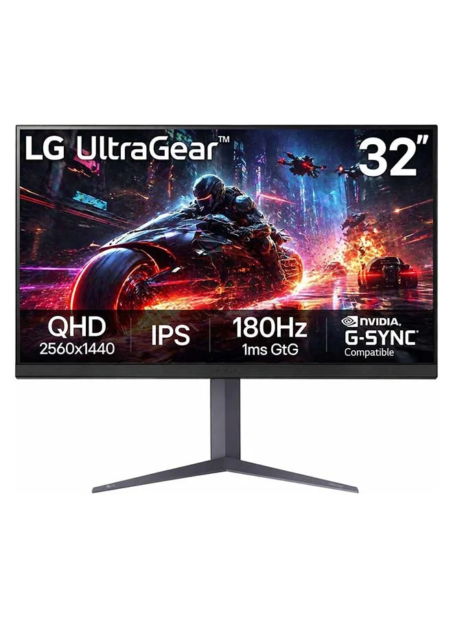 Ultra-HD 32 Inch QHD Gaming Monitor 180Hz IPS Display (1ms Response Time, 2560 x 1440, Black) g7nmg