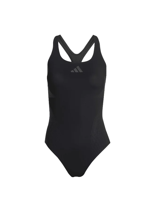 Sport Y-Back Women Swimsuit Premium Athletic One-Piece Swimwear for Swimming and Beach (Black, Medium) 5dpzb