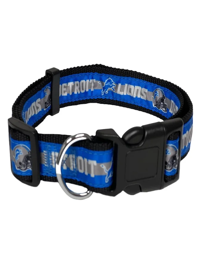 Pets First Football Team Pet Collar Durable Adjustable Accessory for Dogs and Cats (Small, Blue) rhaff