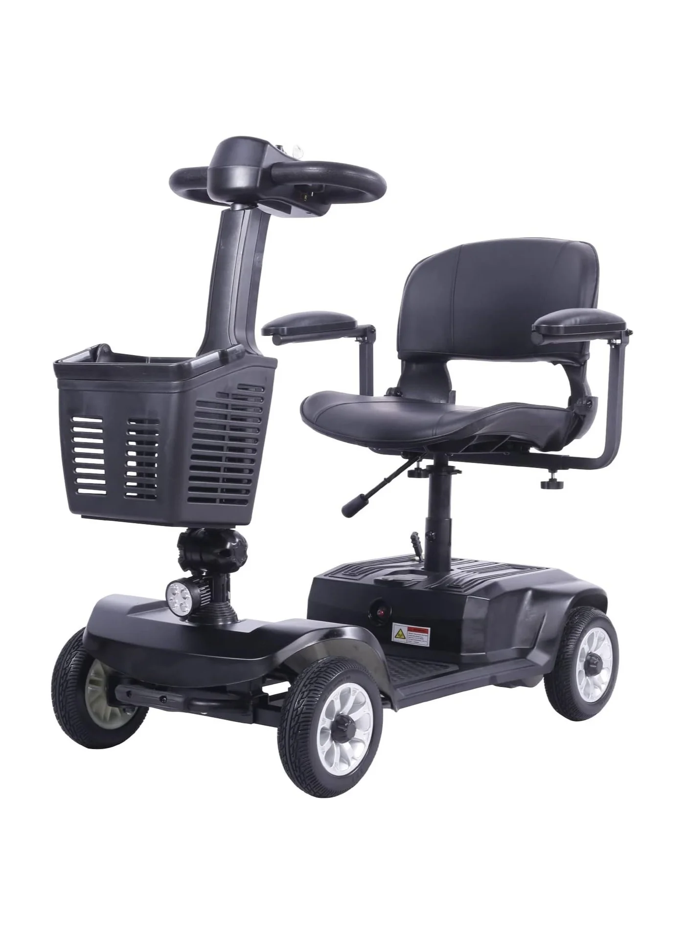 Cool Baby Style Foldable 4-Wheel Mobility Scooter with 250W Motor and 360¡ã Swivel Seat (12Ah Battery, 190kg Capacity) ww1om