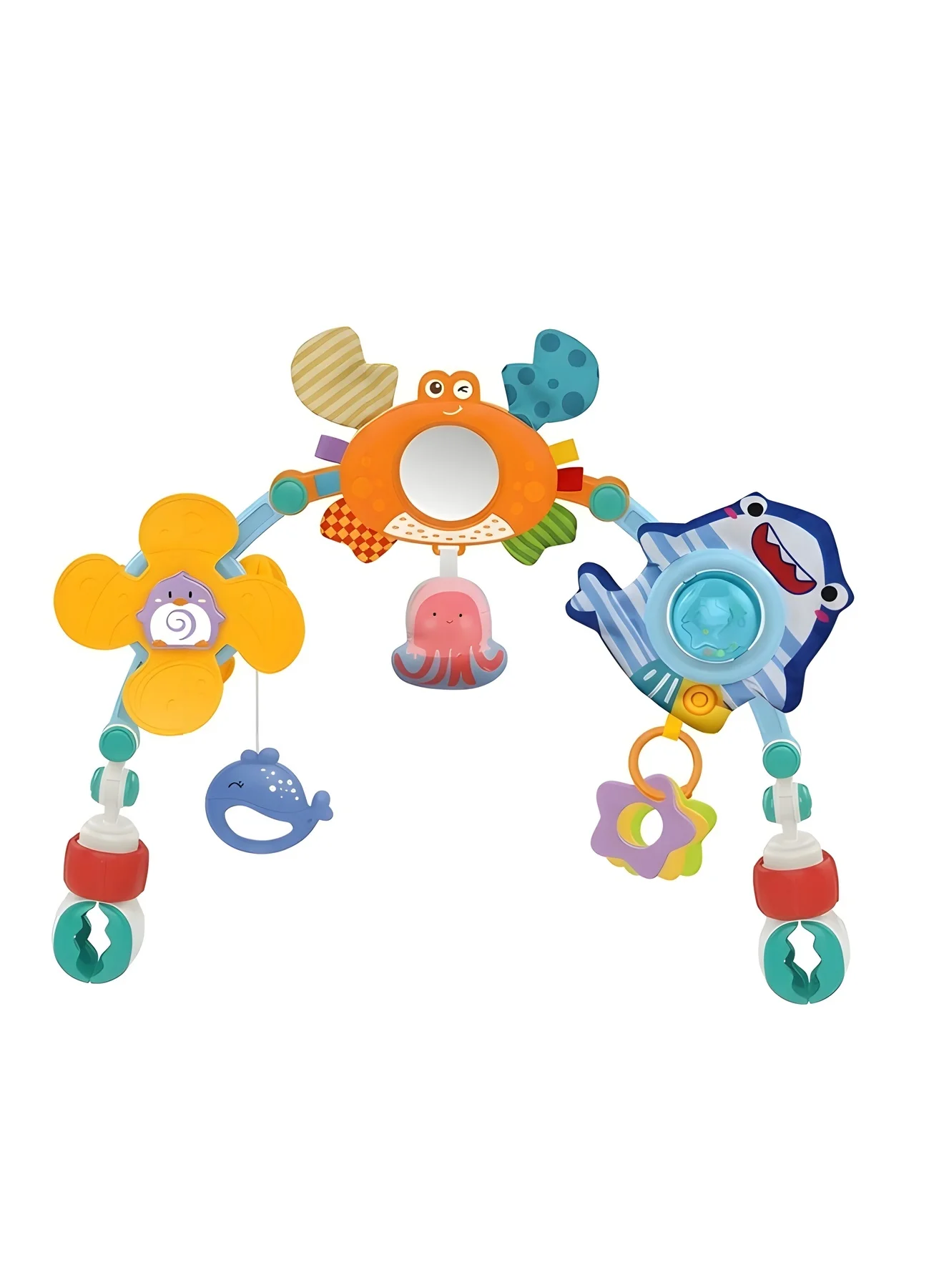 Beauenty Travel Arch Stroller Toy for Infants and Toddlers (Foldable, Multi-Sensory Activity Bar for Crib and Car Seat) bfphl