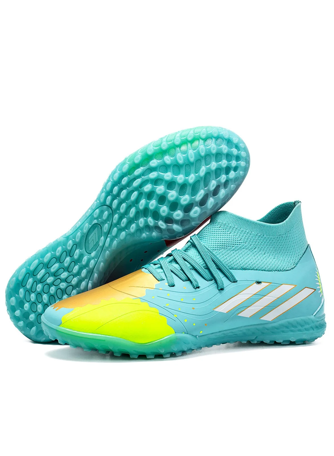 SKT Shiketro Professional Football Shoes Lightweight Traction Cleats for Outdoor and Indoor Turf (Unisex, Adult) f9d7j