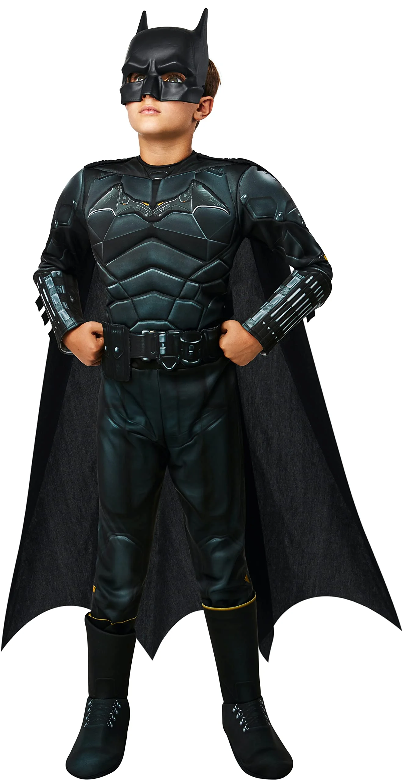 Premium Superhero Movie Character Costume for Boys Deluxe Roleplay Outfit (Large) m4x4s