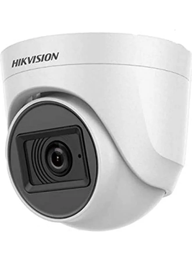 Premium 2MP Indoor Fixed Turret Security Camera with Smart IR Night Vision and 2.8mm Wide Angle Lens (White) 2q7nn