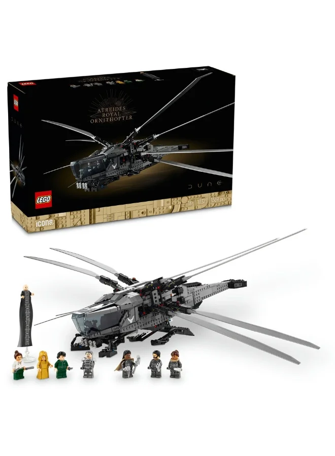 Building Blocks Sci-Fi Ornithopter Aircraft Construction Set (1369 Pieces) iiqiu