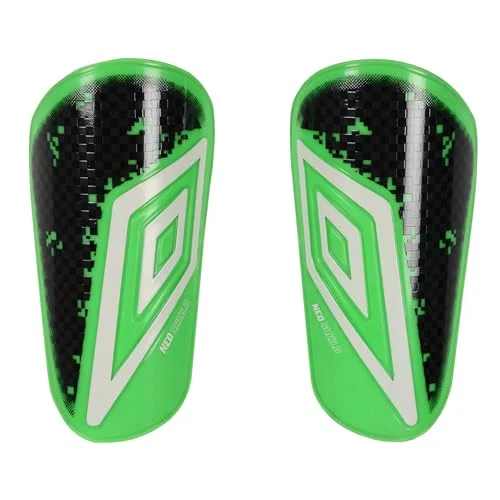 Youth Neo Shield Protective Shinguards with Compression Sleeves (Green/Black/White, YS) ohr2f