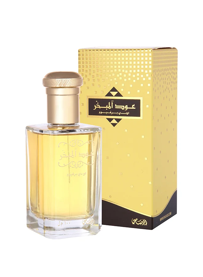 Rasasi Oud Al-Mubakhar Eau de Parfum Premium Oriental Fragrance for Men and Women (100 mL) s6l77