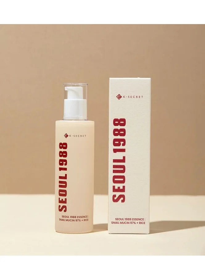 K-SECRET Snail Mucin 97% and Rice Essence Hydrating Facial Serum (100 mL) 0bsgz
