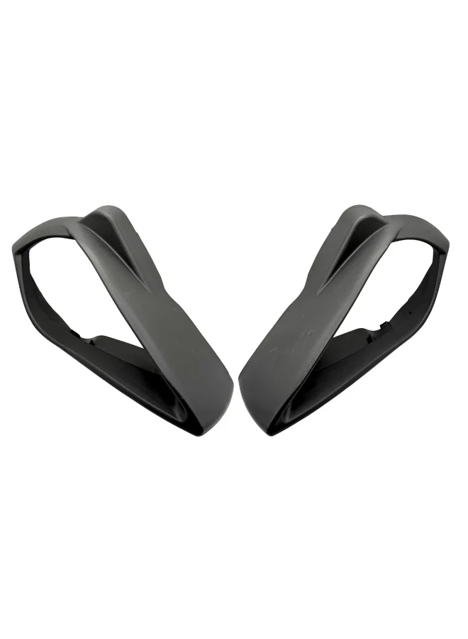 Fukukawa Headlight Trim Cover Set for ATV Left & Right Side Premium ABS Plastic Black tu3gl