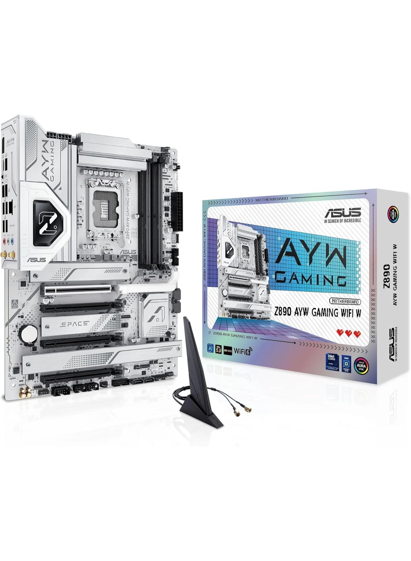 Premium Z890 Gaming WiFi Motherboard ATX for Intel Core Ultra Series 2 Processors with DDR5 PCIe 5.0 and Wi-Fi 7 Support cf67j