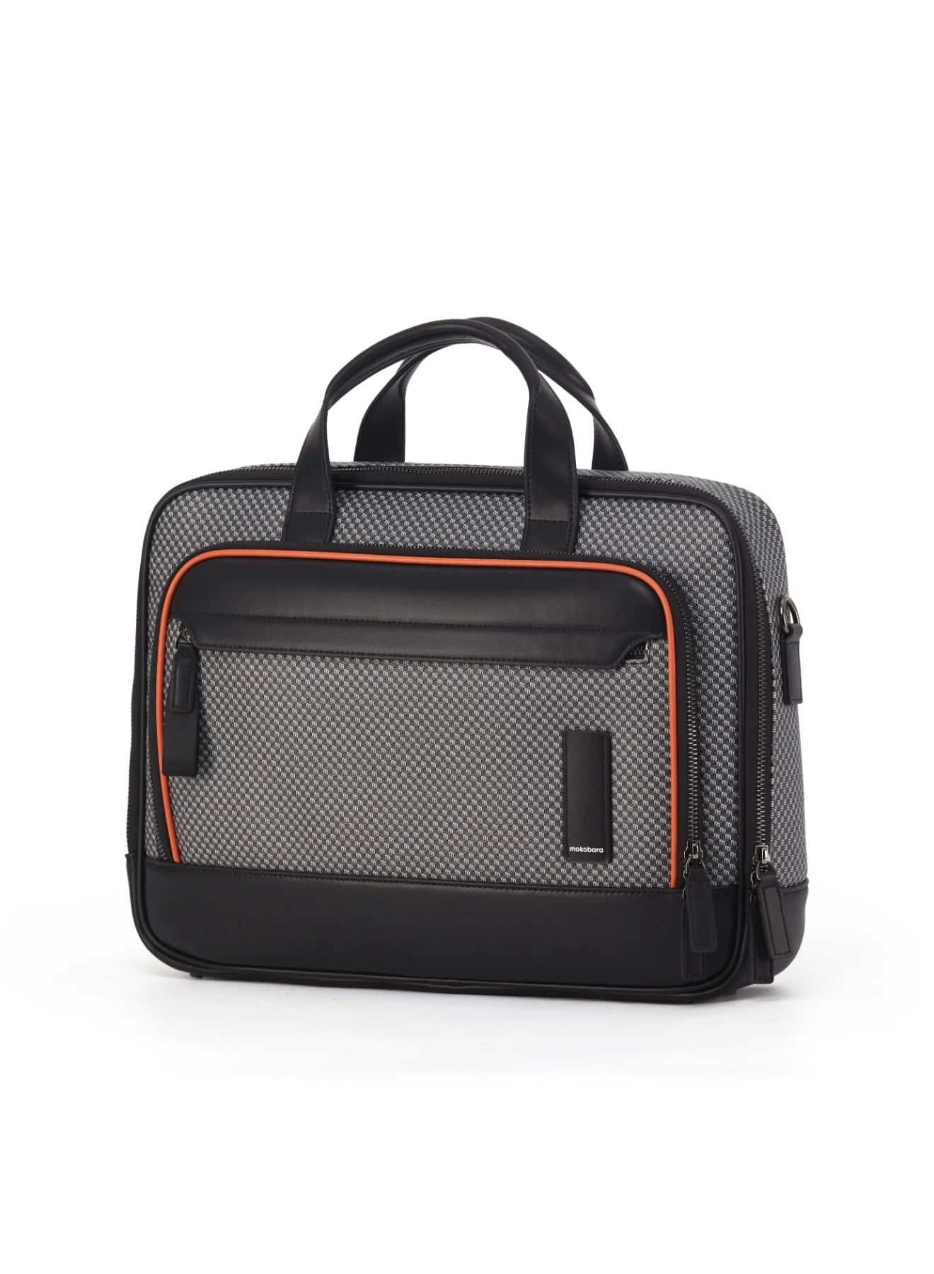 Mokobara The Bass Briefcase Premium Vegan Leather Laptop Bag (Black, 40 cm) 8u8ua