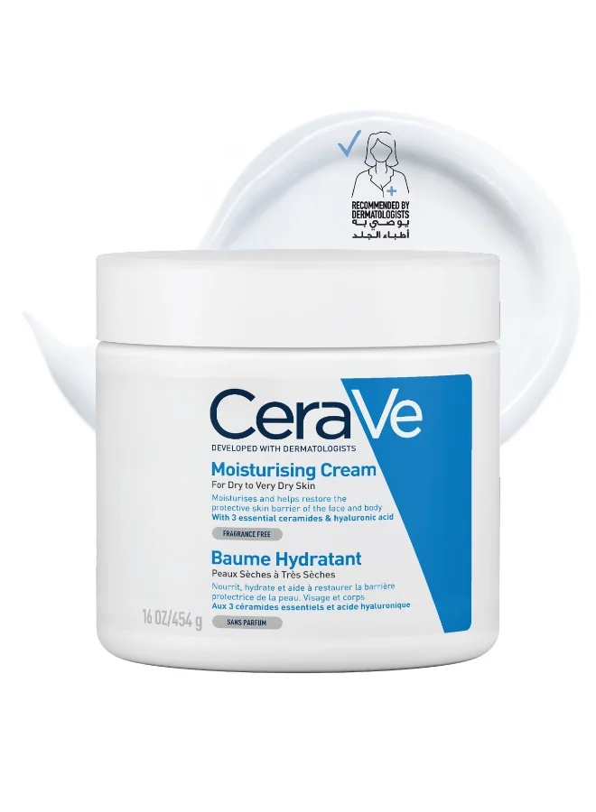 Premium Moisturizing Cream For Dry Skin With Hyaluronic Acid (454g) 8f171