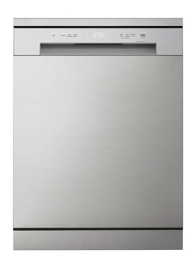 Premium Inverter Direct Drive Dishwasher 14 kg Capacity (Silver, 14 kg) qmior