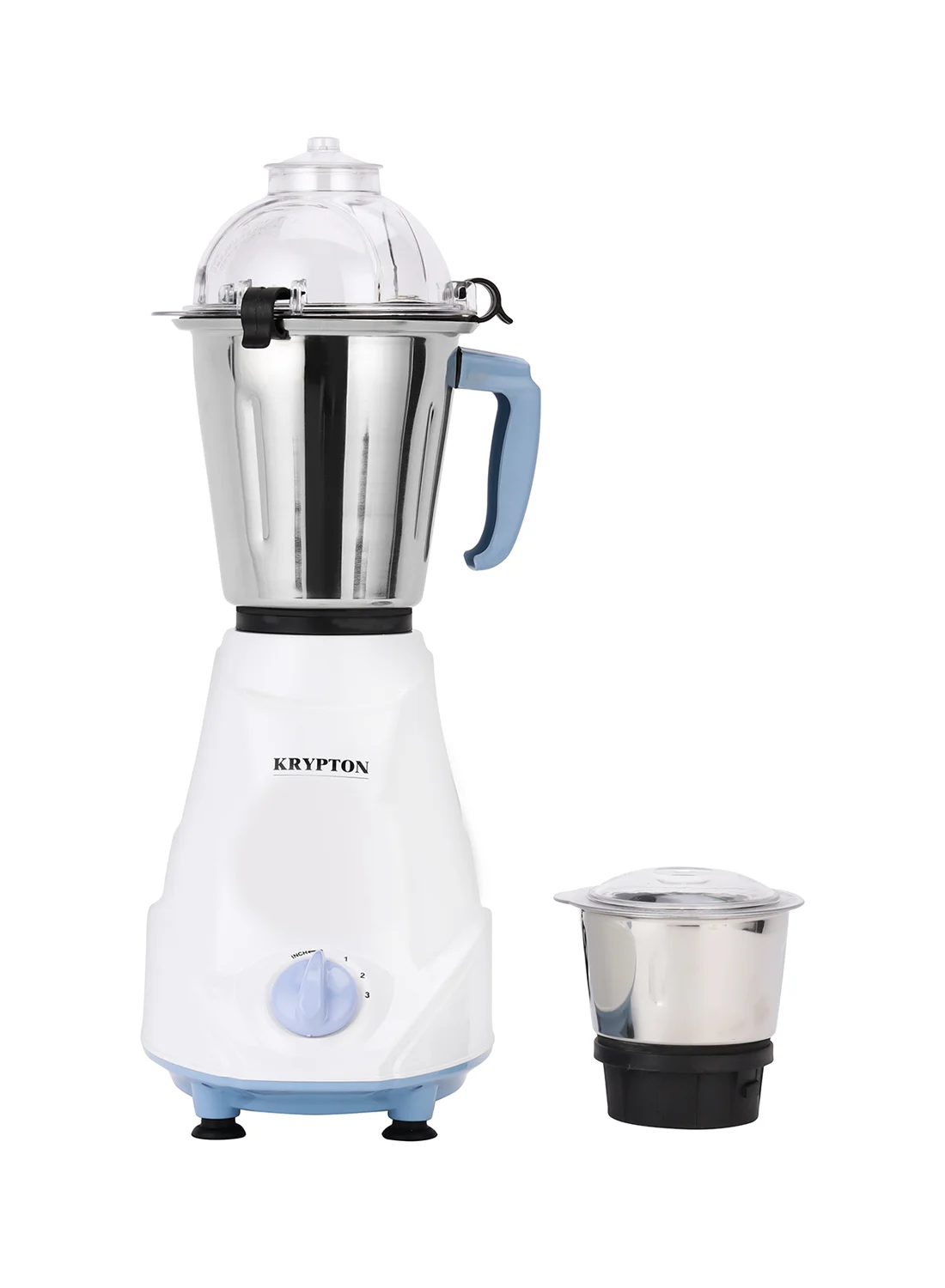 KRYPTON 2-in-1 Mixer Grinder with 550W Copper Motor and Stainless Steel Jars (Multicolour, 2 Jars) ozhav