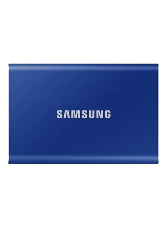 Ultra-HD Portable SSD External Hard Drive (2TB, Blue) High-Speed PCIe NVMe Technology with Hardware Encryption c6koh