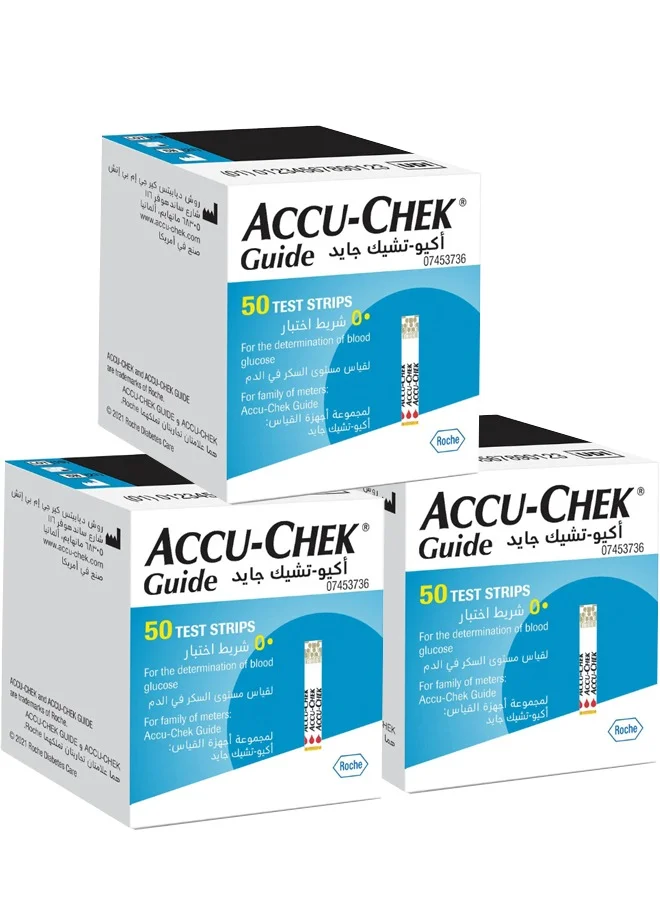 Premium Blood Glucose Test Strips for Accurate Monitoring (50 Strips, Pack of 3) 77yqz