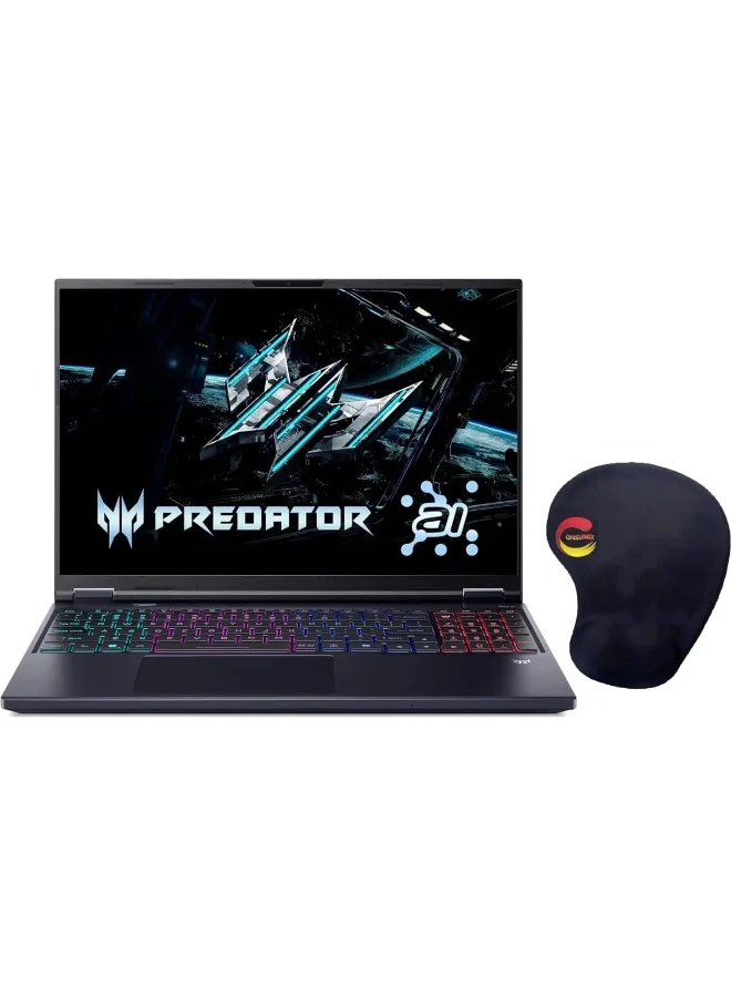 Premium 16-Inch Gaming Laptop, Core Ultra 9 Processor, 32GB RAM, 1TB SSD, RTX 5070 Ti Graphics, Windows 11 (Abyssal Gray, 16-Inch) x9kcx