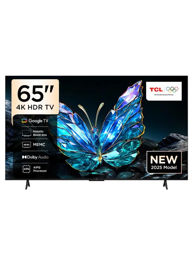Premium 65-Inch 4K UHD Smart LED Television with HDR10 and Bezel-less Metallic Design (Black, 165 cm) rozg5