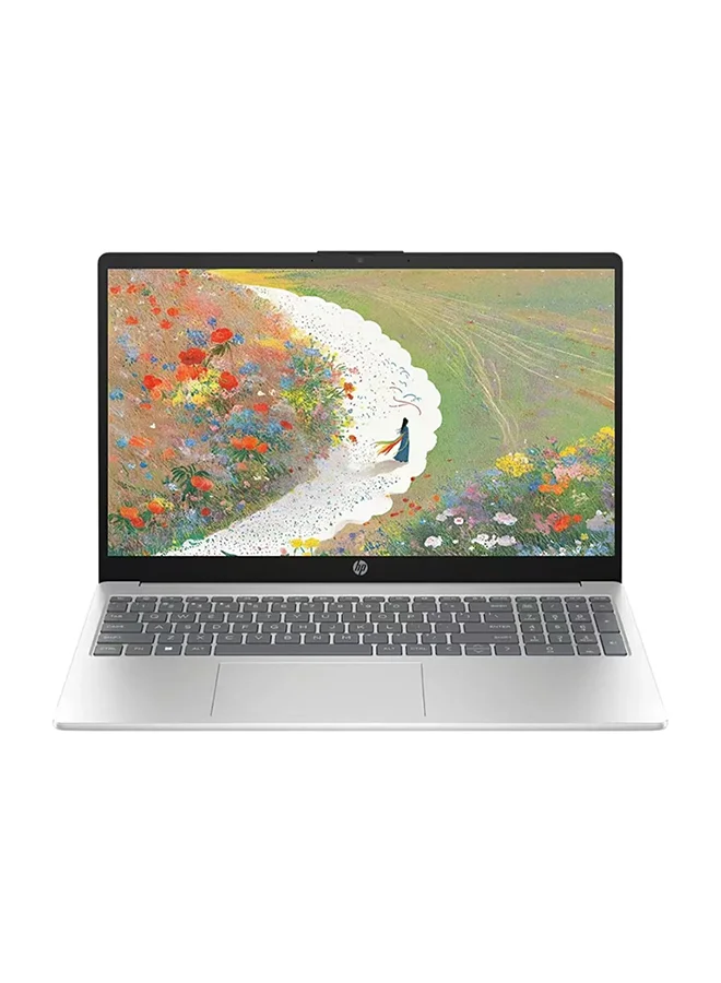 Premium 15.6-Inch Full HD Laptop, Intel Core i5-1335U, 16GB RAM, 512GB SSD, Windows 11 Home, English/Arabic Keyboard (Natural Silver) wao6r