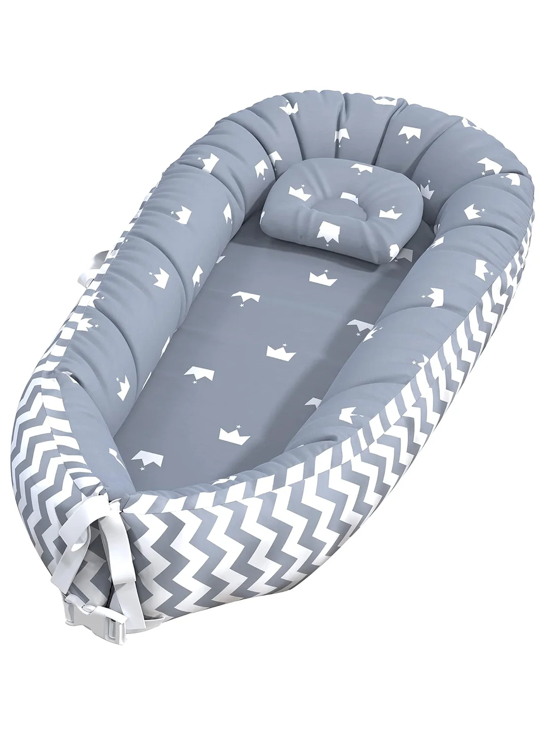 Cool Baby Portable Printed Bassinet Lightweight Infant Bed (Up to 3 Months) 6f29k
