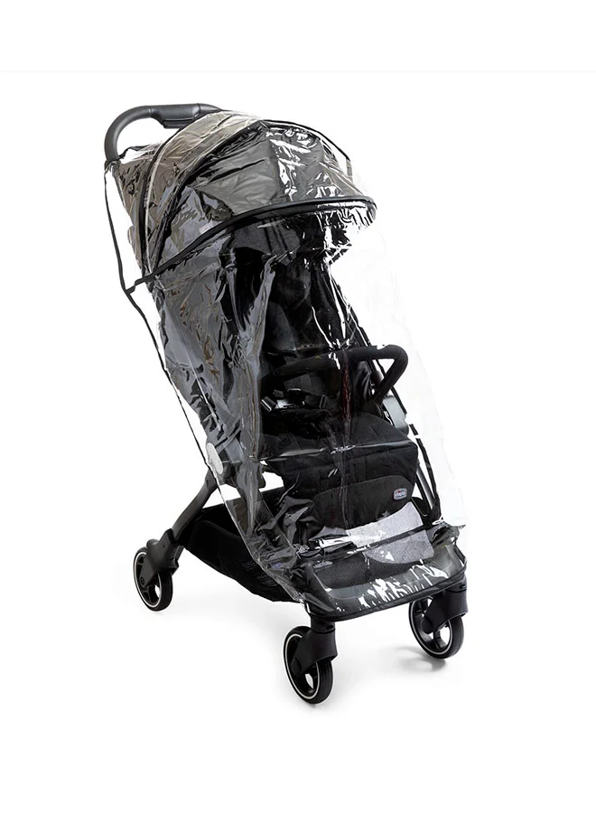 Premium Compact Stroller Lightweight Travel System with One-Hand Fold (Black, 5.5 kg) 86t8i