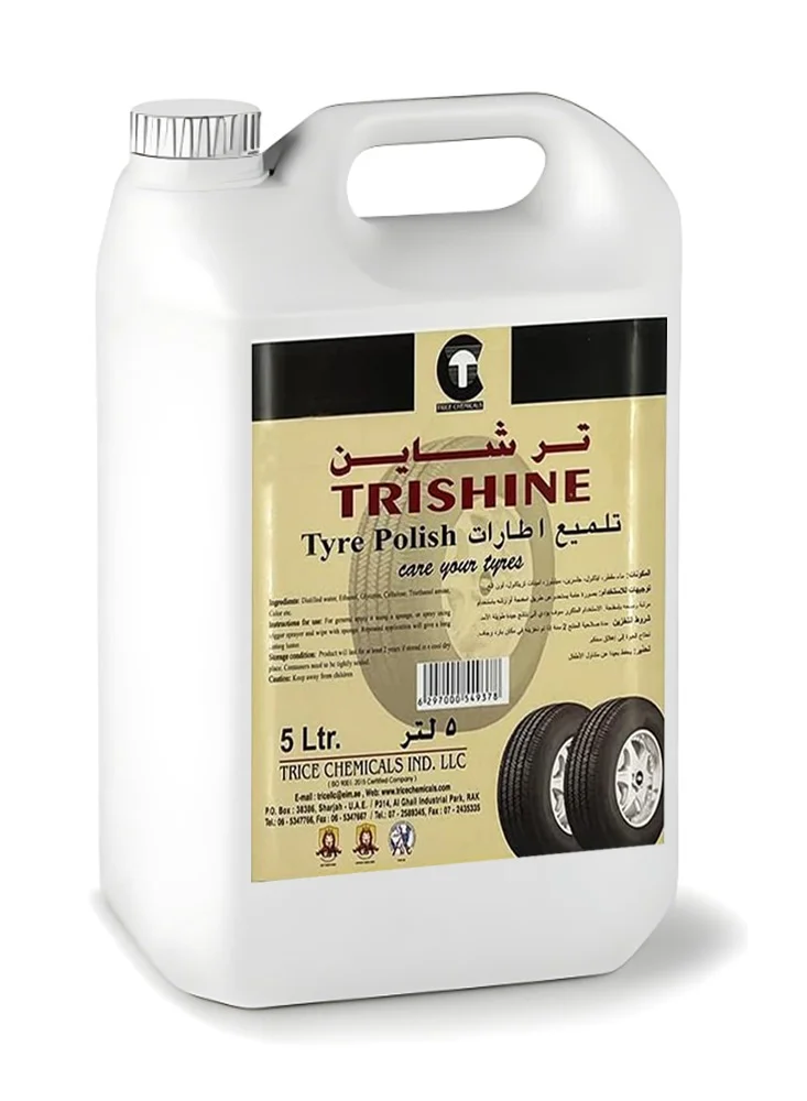 Thrill Tyre Polish Premium Long-Lasting High-Gloss Finish Water-Resistant UV Protection (5 L) h54rn
