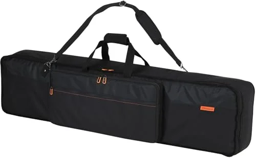 Premium Keyboard Carrying Bag for 88-Note Slim Digital Pianos (Black, 140 cm) wiq1b