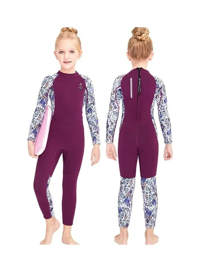PEI AN Child Long Sleeve Swimsuit Premium UV Protection Swimwear (Small, 110 cm) ygi25