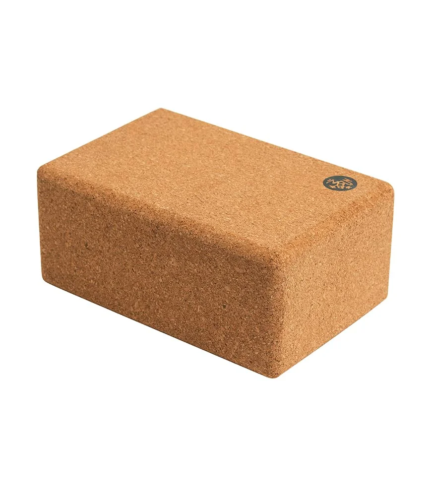 Premium Yoga Cork Block High-Density Support Prop for Stretching and Balance (10 x 15 x 22.5 cm) us6ci