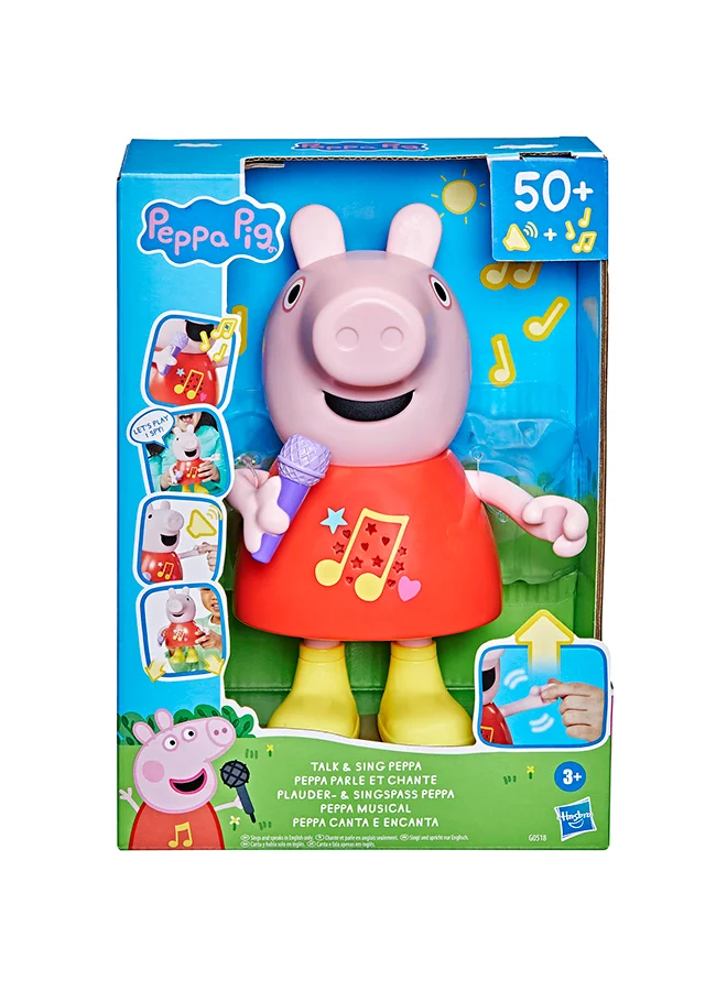 Interactive Musical Pig Character Doll with 50+ Sounds Phrases and Songs Premium Preschool Toy for Kids (30 cm) 3hhse