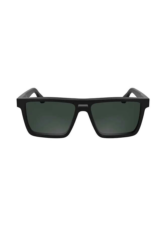 Premium Full Rim Acetate Sunglasses for Men and Women (Black, 57mm) 6yalx