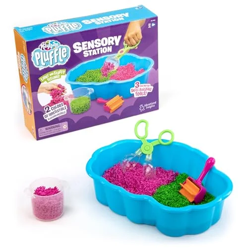 Sensory Station Foam Play Set for Kids - Mess-Free Tactile Learning Activity for Home and Classroom (2-Pack) lbjam