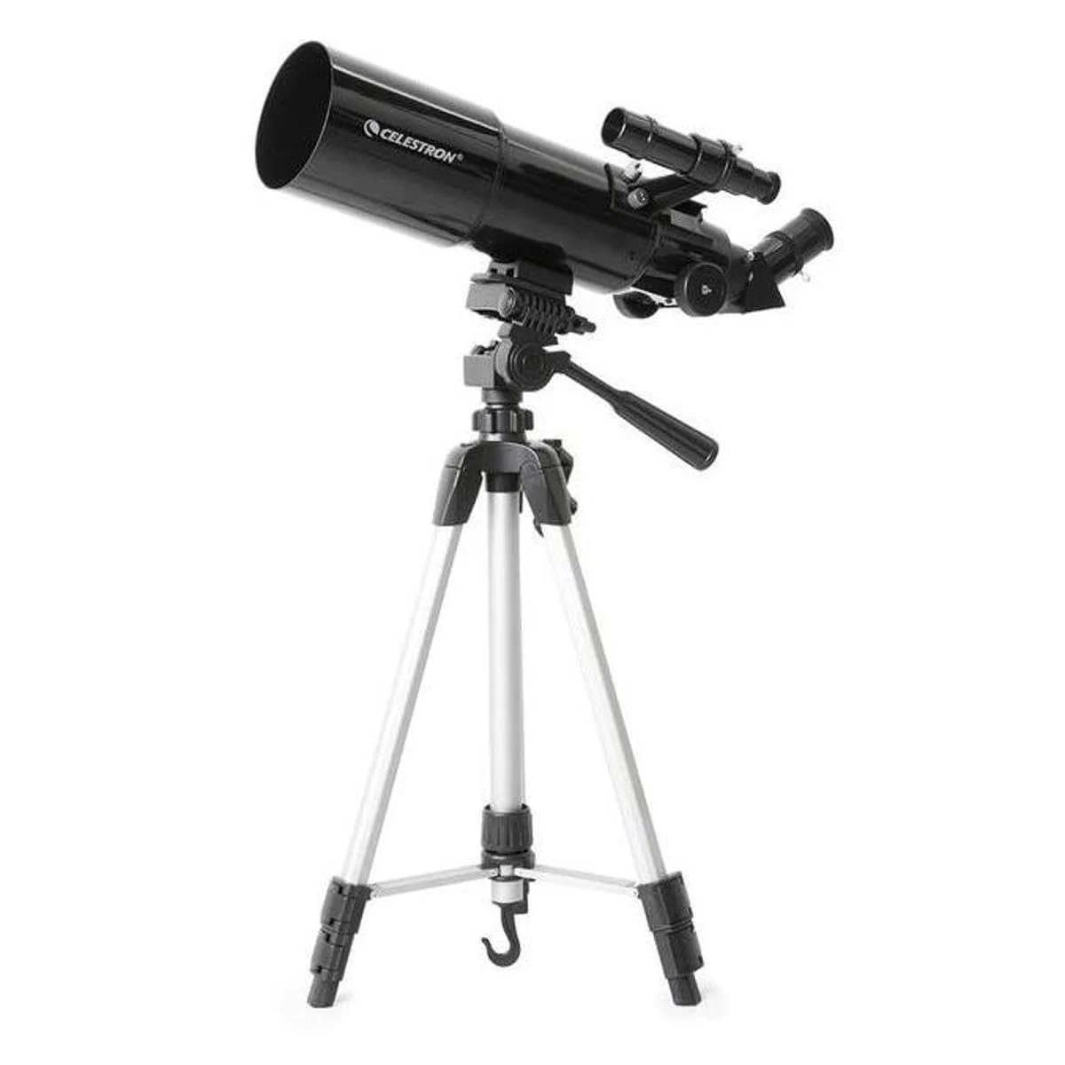 Portable Refractor Telescope 80mm Aperture with Tripod and Smartphone Adapter (80mm) 3hwve