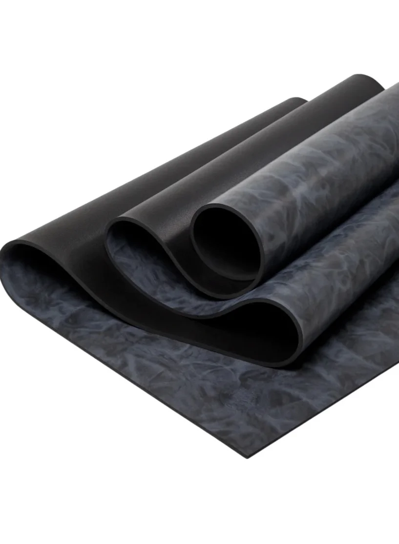 Manduka GRP Adapt Yoga Mat Non-Slip High-Performance Exercise Mat (Black Marbled, 180 cm x 66 cm x 5 mm) lnija