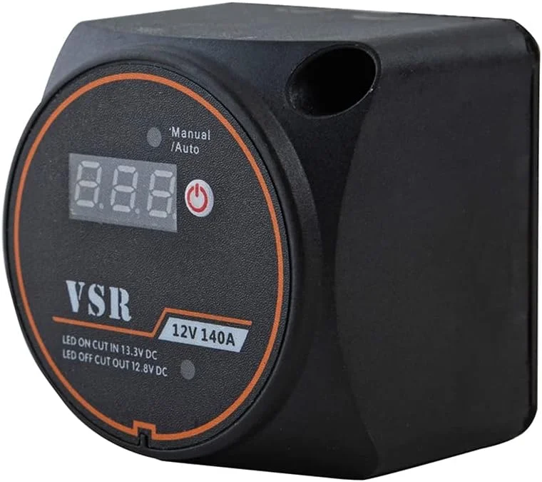 Dual Battery Isolator 12V 140A Voltage Sensitive Relay VSR Smart Automatic Charge Relay for Automotive Marine (140A) 3snrb