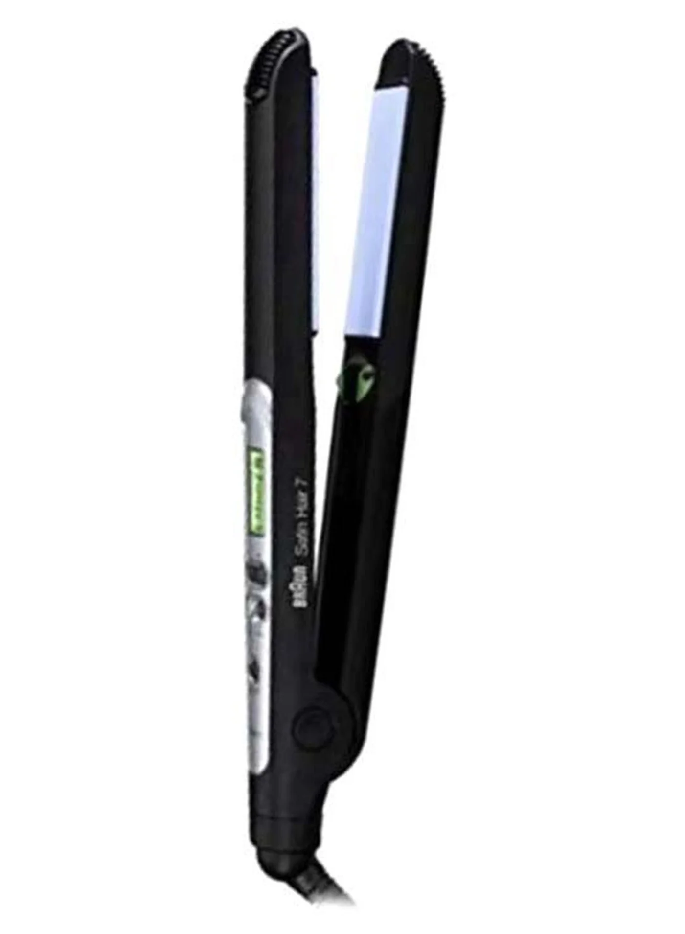 Portable Hair Straightener Professional Ceramic Heating Tool (Black, 1 Unit) x7c6d