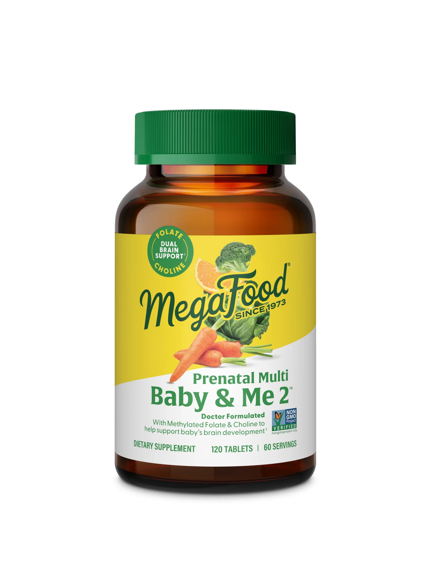 Premium Prenatal Multivitamin Supplement with Methylated Folate and Choline for Maternal Health (120 Tablets, 60 Servings) 51bct