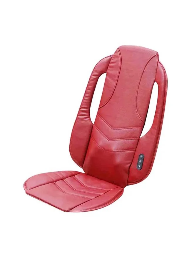 ARES Foldable Shiatsu Back Massager Cushion with Heat Therapy (Red, 40 cm x 40 cm) 9ai1m