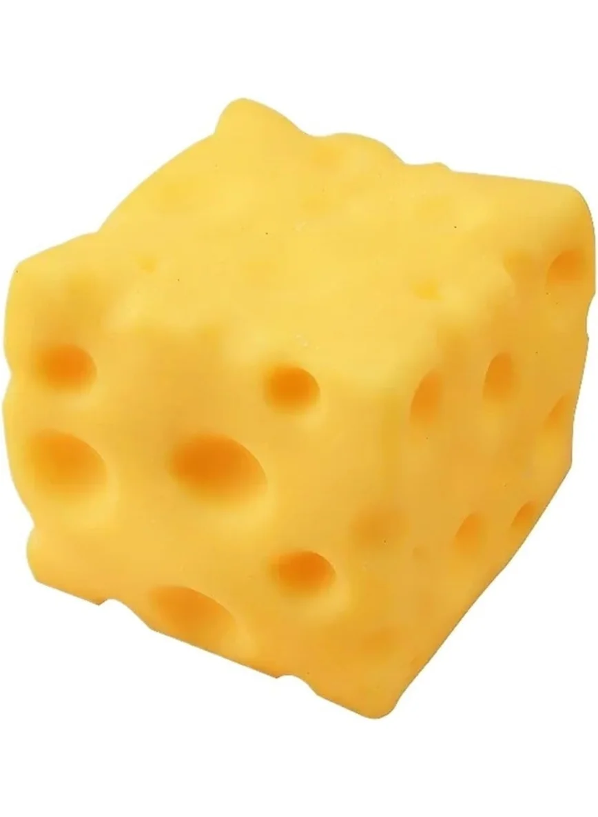 ATRJSZ Extra Large Cheese Squeeze Toy Realistic Slow Rebound Stress Relief Sensory Ball (12 cm) lauhd