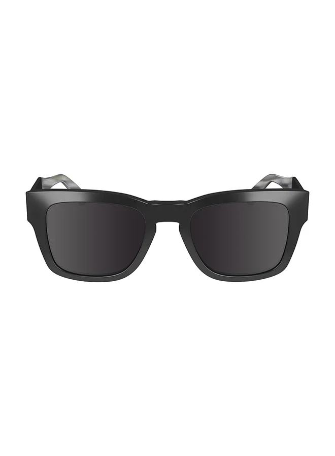 Premium Rectangular UV Protection Sunglasses for Men and Women (Black, 51 mm) hr3vb