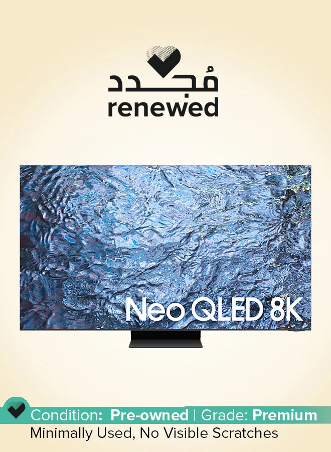 Ultra-HD 75-Inch Smart Neo QLED 8K TV Premium 120Hz Display (Black, 75-Inch) 6nwdl