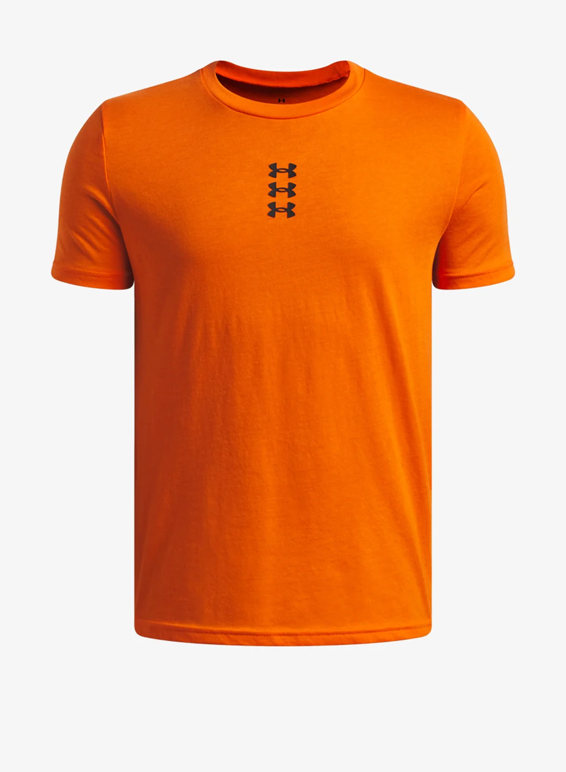 Athletic Youth Hoops Triple Logo T-Shirt Premium Cotton Crew Neck Tee for Kids lgkp2