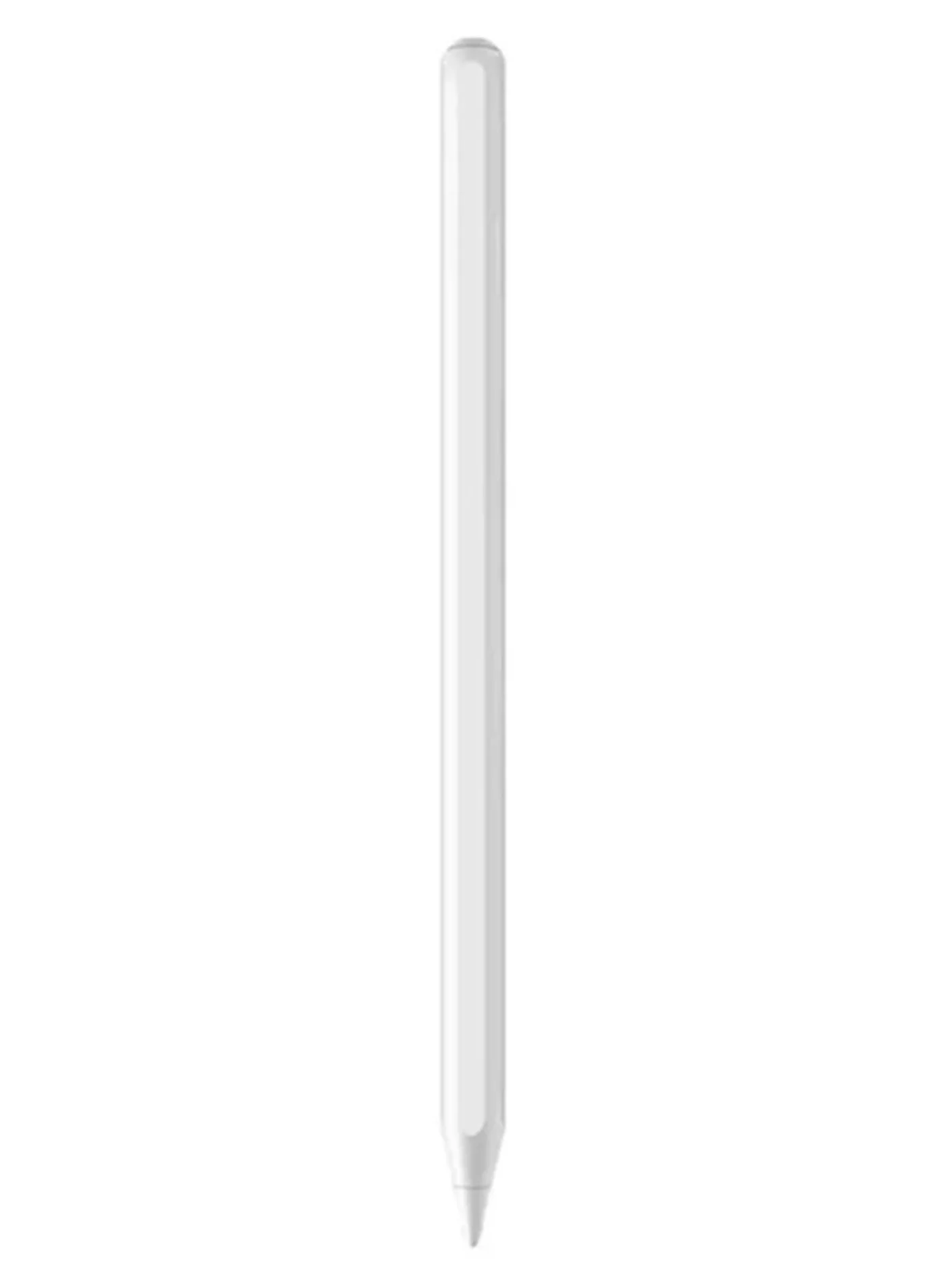 Protect W12 Stylus Pen for Tablets with Palm Rejection and Magnetic Charging (High Precision, White) xkpzi