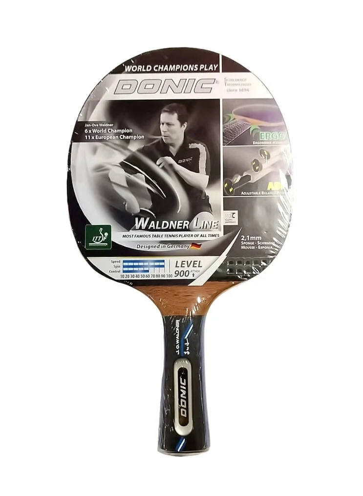Donic Waldner 900 Table Tennis Racket Professional Grade Carbon Blade (1 Piece) 3r6qm