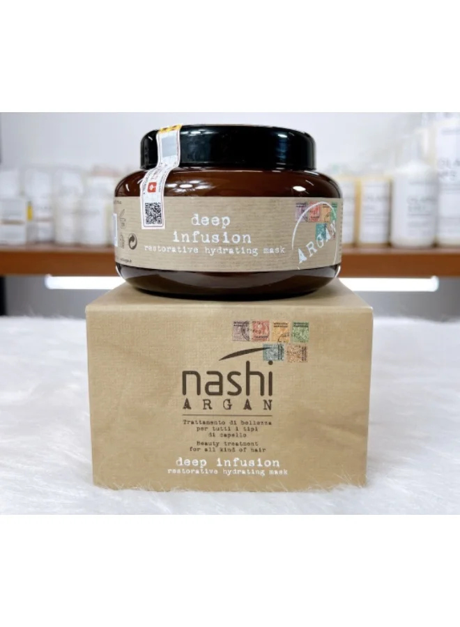 Premium Argan Oil Deep Infusion Hair Mask (Repair & Nourish, 500 mL) nryee