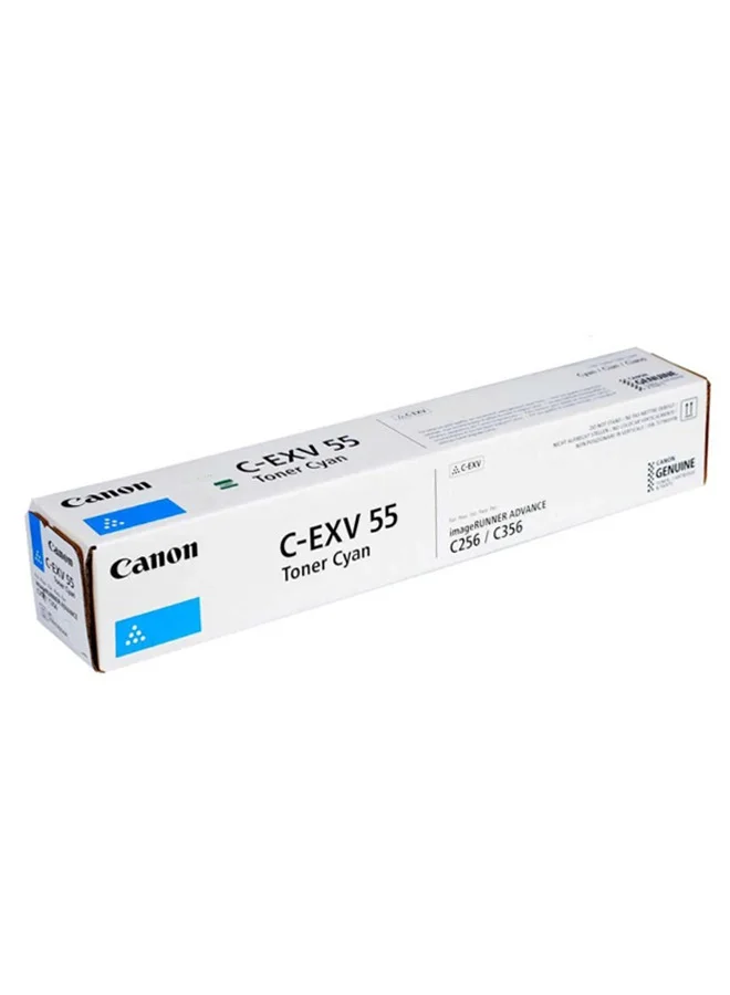 Premium Cyan Toner Cartridge for Office Laser Printers (C-EXV 55, 1 Pack) evwie